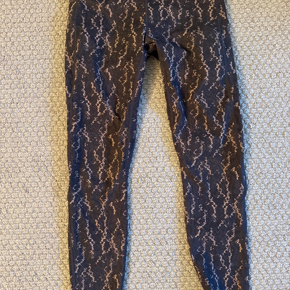 New Sexy Brown and tan Varley leggings size medium